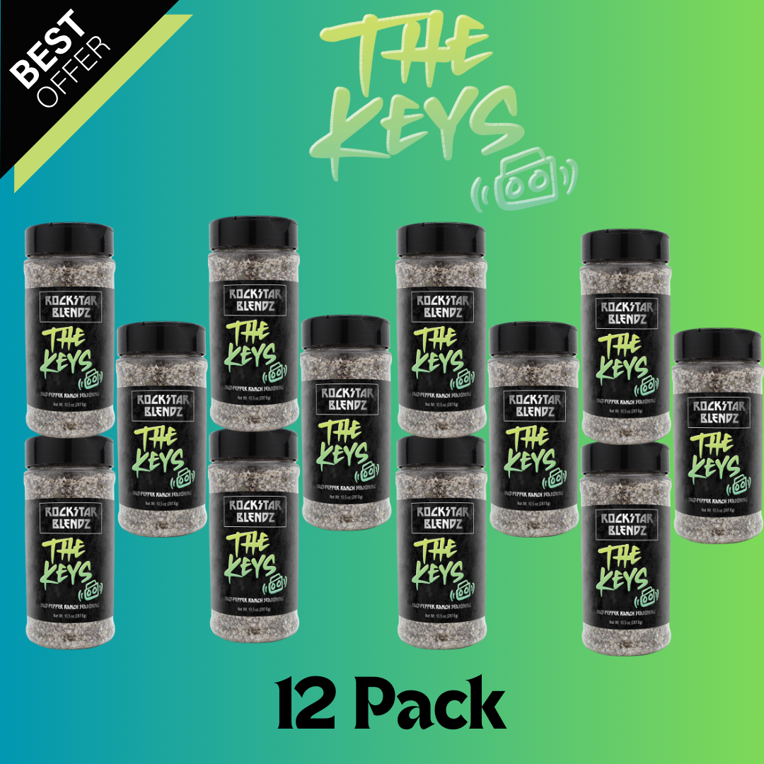 The Keys - Flaky Salt, Black Pepper, Dry Ranch Seasoning – Rockstar Kitchen